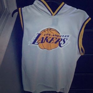 Lakers Jersey Tank Top with Hoodie